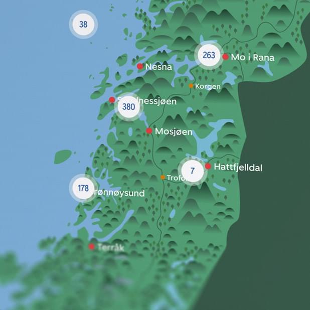 Illustrasjonsbilde av kartet